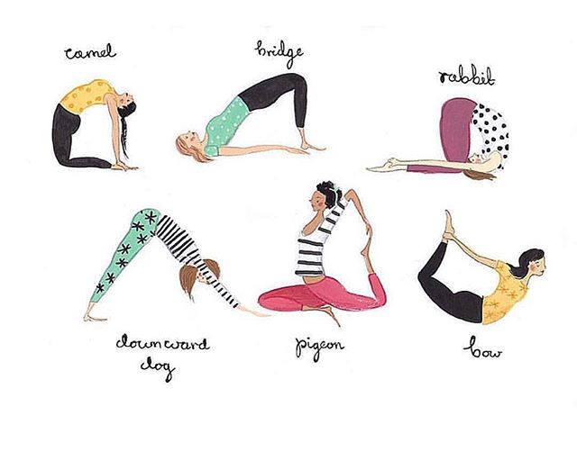 Do these poses for 3 minutes each to help relieve stress! #yogatips